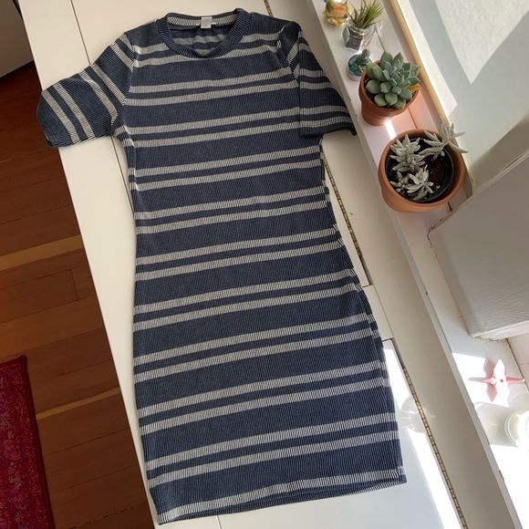 Nordstrom bp body-con striped dress - Picture 4 of 6